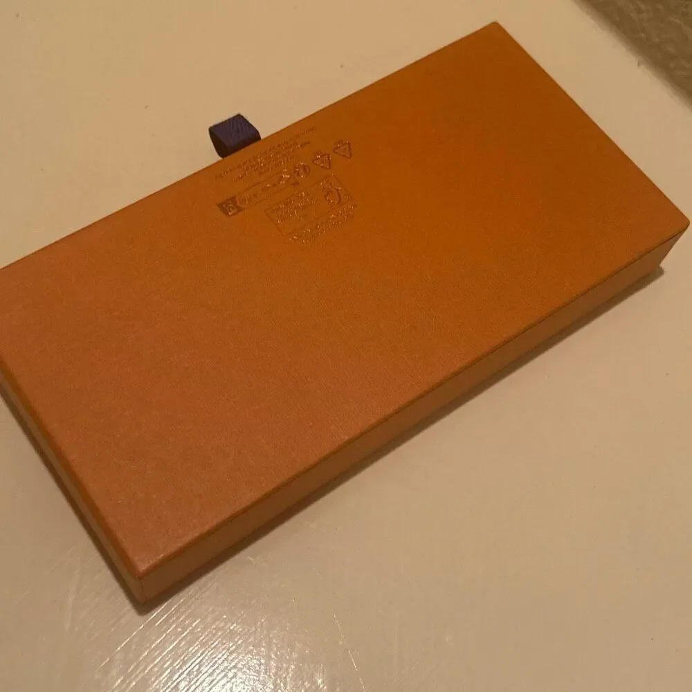 Louis Vuitton Drawer Gift Box With Leather Pull Tab Yellow Luxury Storage Decor